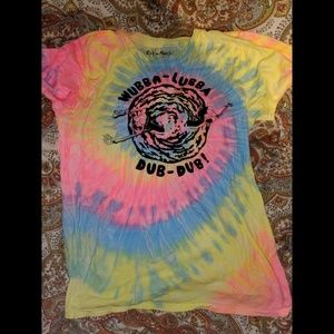 Rick and Morty tie dye shirt